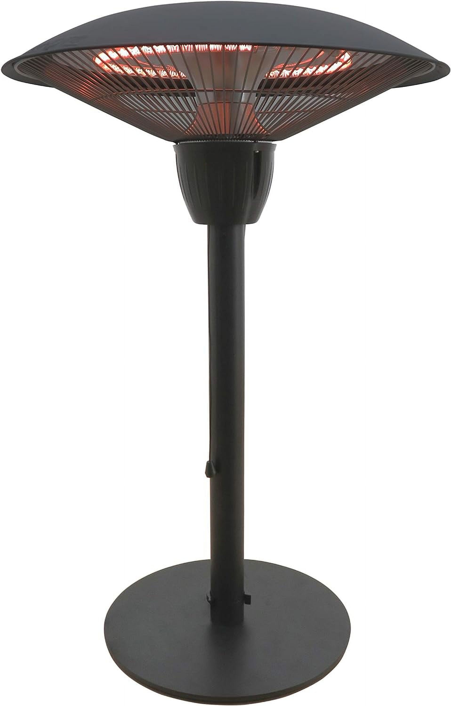 Westinghouse Infrared Electric Table Top Outdoor Heater, Black, 1500W