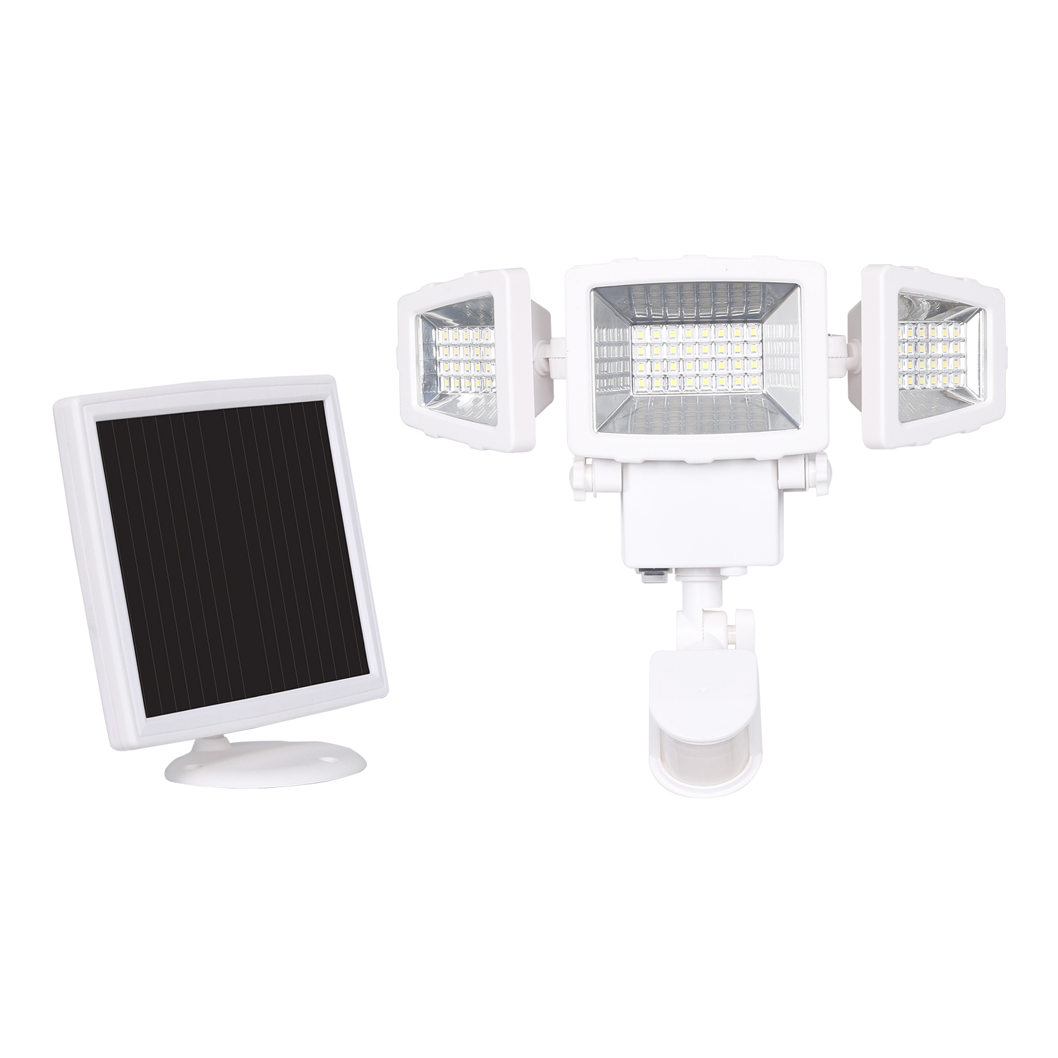 Westinghouse LED 2000 Lumen Solar Security Light with Triple Head - image 1 of 9