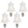 thumbnail image 1 of Westinghouse Lighting 0.6 Watt (7 Watt Equivalent) Clear Star Dimmable Filament LED Light Bulb, Candelabra Base, 4 Pack, 1 of 6