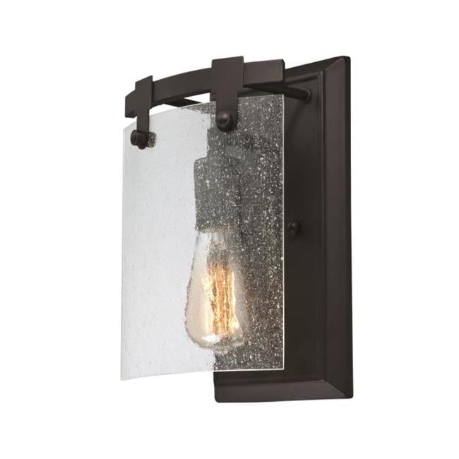 Westinghouse Lighting  1 Light Wall Oil Rubbed Bronze Finish with Clear Seeded Glass