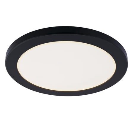 Westinghouse  Lighting 12 Inch 22 Watt Dimmable LED Indoor Flush Mount Fixture with Color Temperature Selection - 12 Inch Black