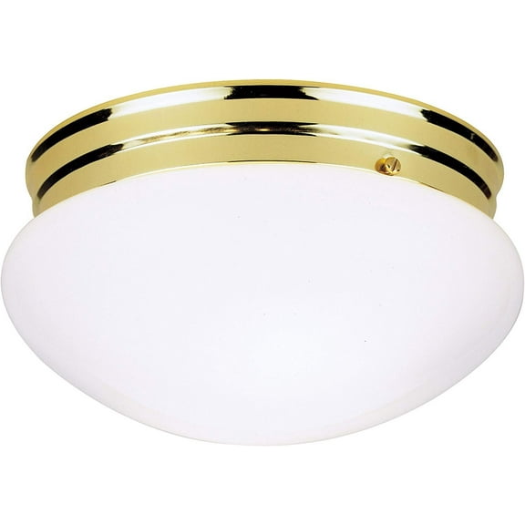 Westinghouse Lighting 2-Light Ceiling Fixture, Polished Brass