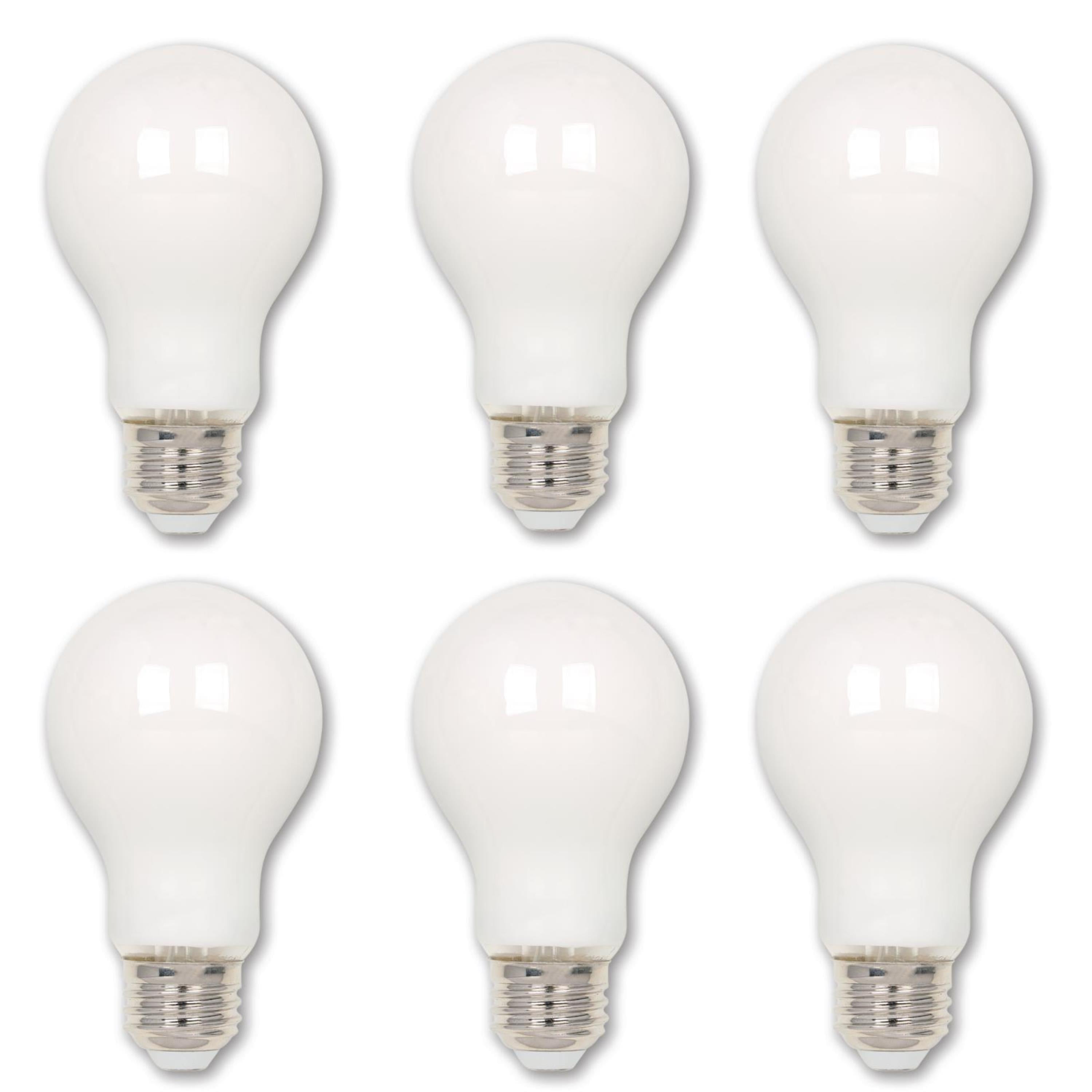 Westinghouse Lighting 5016320 6.5 Watt (60 Watt Equivalent) A19 Dimmable Soft White Filament LED Light Bulb, Medium Base (6 pk)