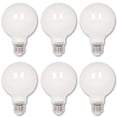 thumbnail image 1 of Westinghouse Lighting 5017200 5.5 Watt (40 Watt Equivalent) G25 Dimmable Soft White Filament LED Light Bulb, Medium Base, 1 of 1