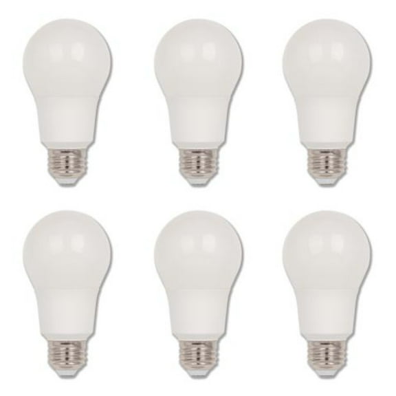 Westinghouse Lighting 5077100 9 Watt (60 Watt Equivalent) Omni A19 Dimmable Cool White LED Light Bulb, Medium Base (6 Pack)