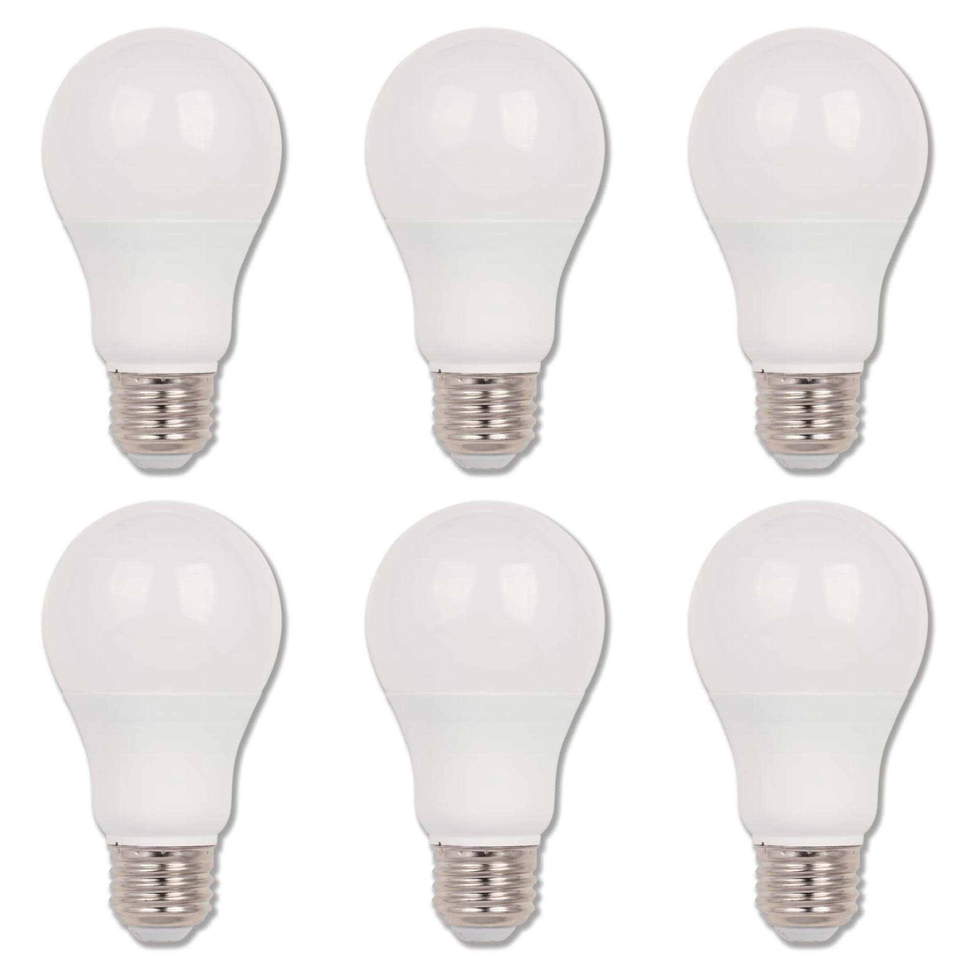 75 Watt Equivalent White Dimmable LED Light Bulb Set