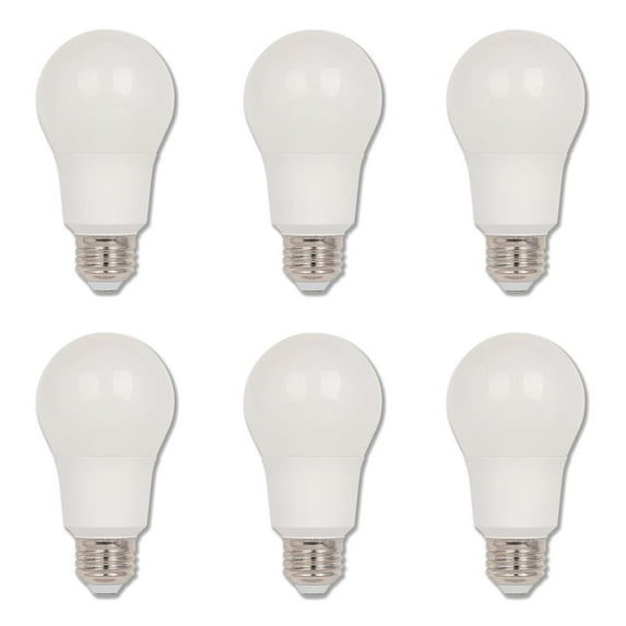 Westinghouse Lighting 5133100 9 Watt LED Bulbs (60 Watt Equivalent) Omni A19, Bright White, ENERGY STAR, Dimmable LED Bulbs, E26 Medium Base, 6-pack