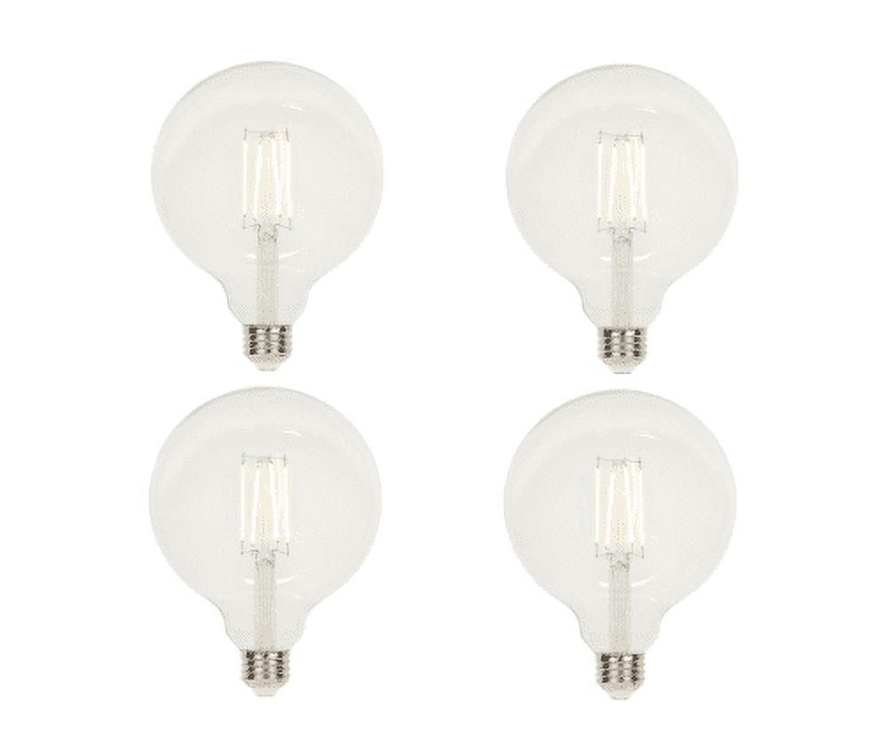 Westinghouse Lighting 5317500 6.5 Watt (60 Watt Equivalent) G40 Dimmable Clear Filament LED Light Bulb, Medium Base