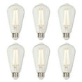 thumbnail image 1 of Westinghouse Lighting  6.5-Watt (60-Watt Equivalent) Clear ST20 Dimmable Filament LED Light Bulb, Medium Base, 6 Pack - 6-Pack, 1 of 5