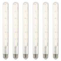 Westinghouse Lighting 6.5-Watt (75-Watt Equivalent) Clear T9 Dimmable Filament LED Light Bulb, Medium Base, 6 Pack - 6-Pack
