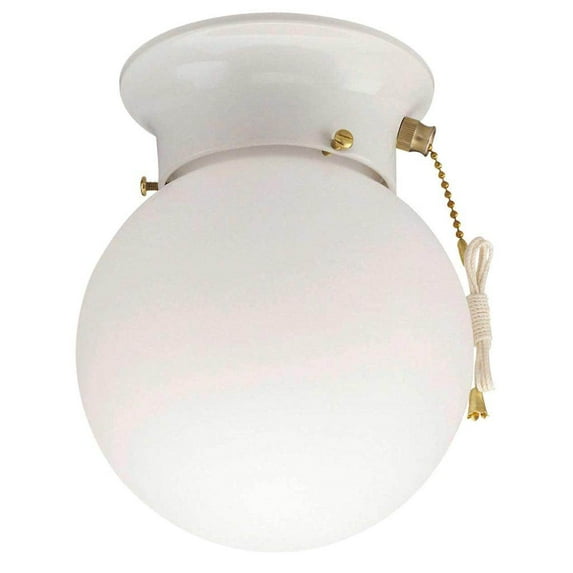Westinghouse 66680 - 1 Light White Ceiling Light Fixture