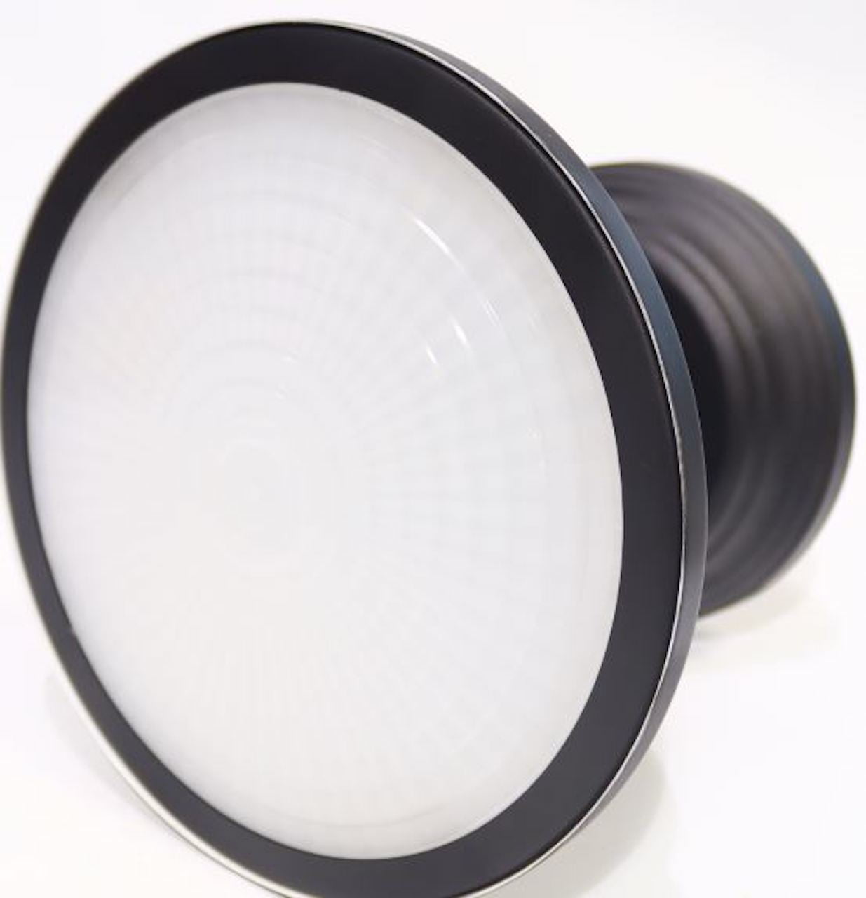Orson Black Glass LED Vintage-Style Outdoor Flush Mount