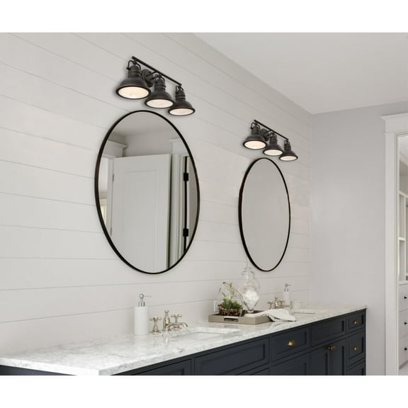 Westinghouse Lighting 6116200 Boswell Three-Light Indoor Wall Fixture, Oil-Rubbed Bronze