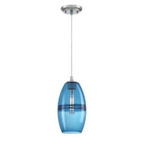 Westinghouse Lighting 6118700 Soren One-Light Indoor Mini Pendant, Brushed Nickel