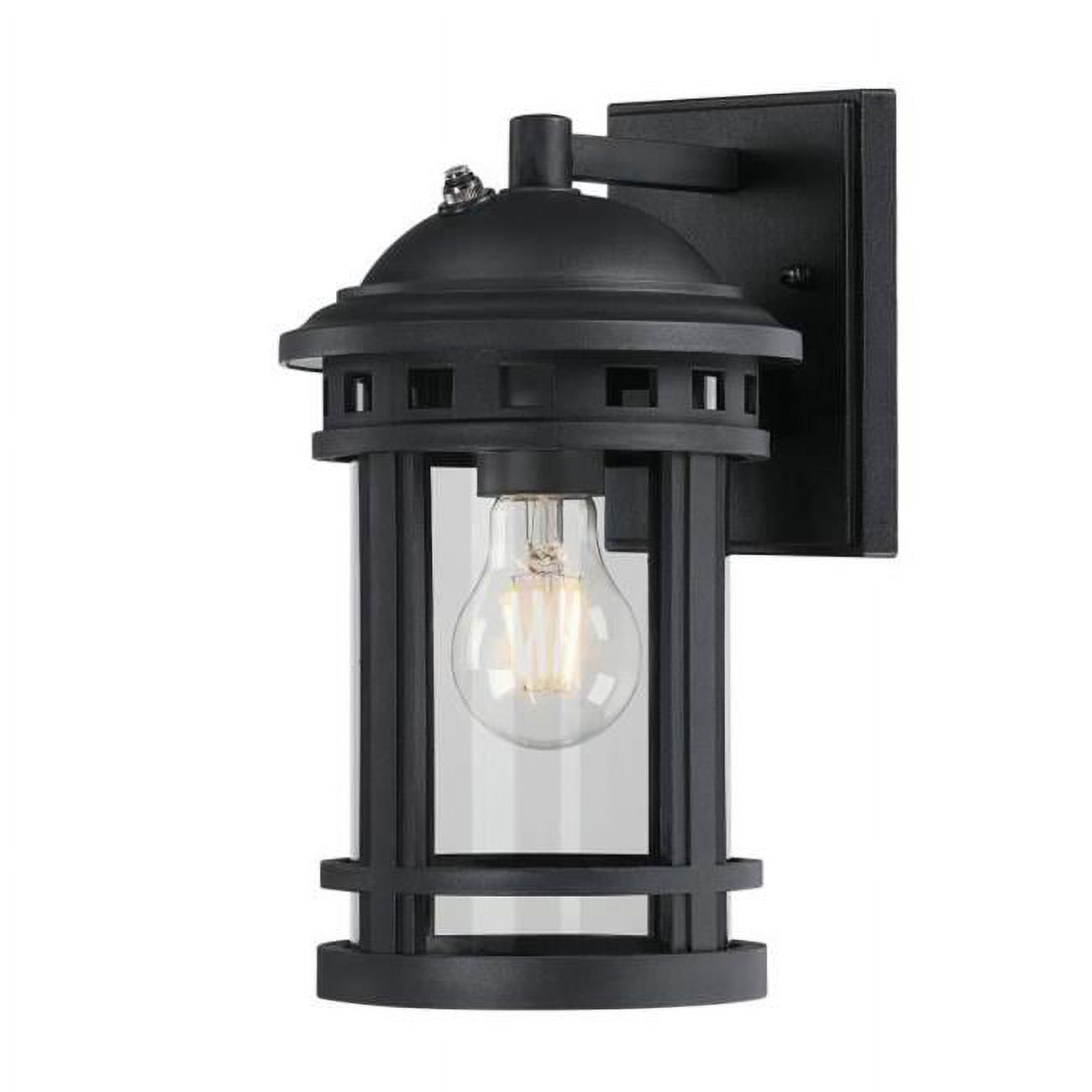Westinghouse Lighting 6123200 Belon Outdoor Wall Fixture with Dusk to Dawn Sensor, Black - image 1 of 5