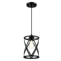 Westinghouse Lighting 6132500 Isadora One-Light Indoor Mini Pendant, Matte Black