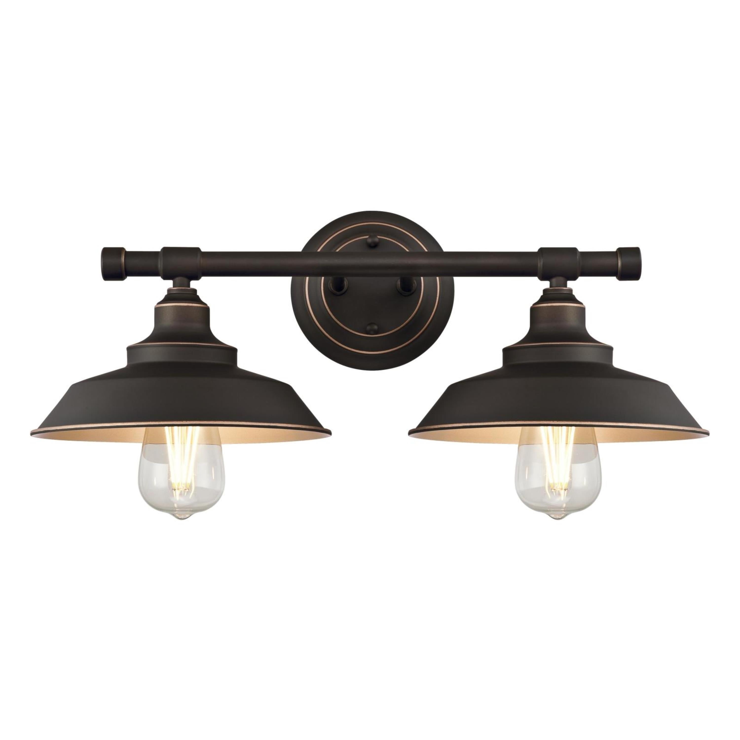 Bronze Industrial-Style Direct Wired Outdoor Wall Light Fixture