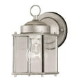 thumbnail image 1 of Westinghouse Lighting 6468400 One-Light Exterior Wall Lantern, Antique Silver Finish on Steel with Clear Glass Panels, 1 of 2