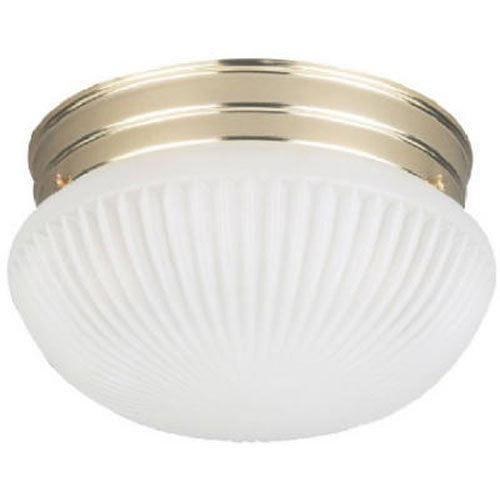 Westinghouse Lighting 6632900 4 3/4 Ribbed Glass Ceiling Lt
