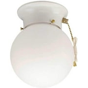 Westinghouse Lighting 6668000 Ceiling Light With Pull Chain, White