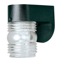Westinghouse Lighting 6680000 4-1/2" Black Wall Lantern