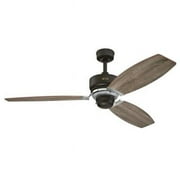 Westinghouse Thurlow 54 in. Weathered Bronze Finish Reversible Blades (Driftwood/Reclaimed Hickory)
