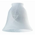 thumbnail image 1 of Westinghouse Lighting 8127200 2.25 in. Milky Scavo Bell Lamp Shade, 1 of 2