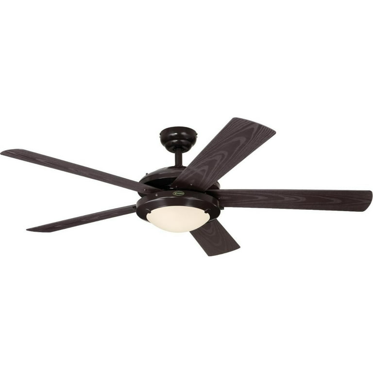 Comet 52 in. Five Blade Indoor & Outdoor Ceiling Fan with Light, Espresso Comet 52 in. Five Blade Indoor & Outdoor Ceiling Fan with Light, Espresso