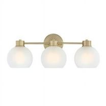 Westinghouse Lighting  Dorney Three Light Wall Fixture - 3-Light Champagne Brass