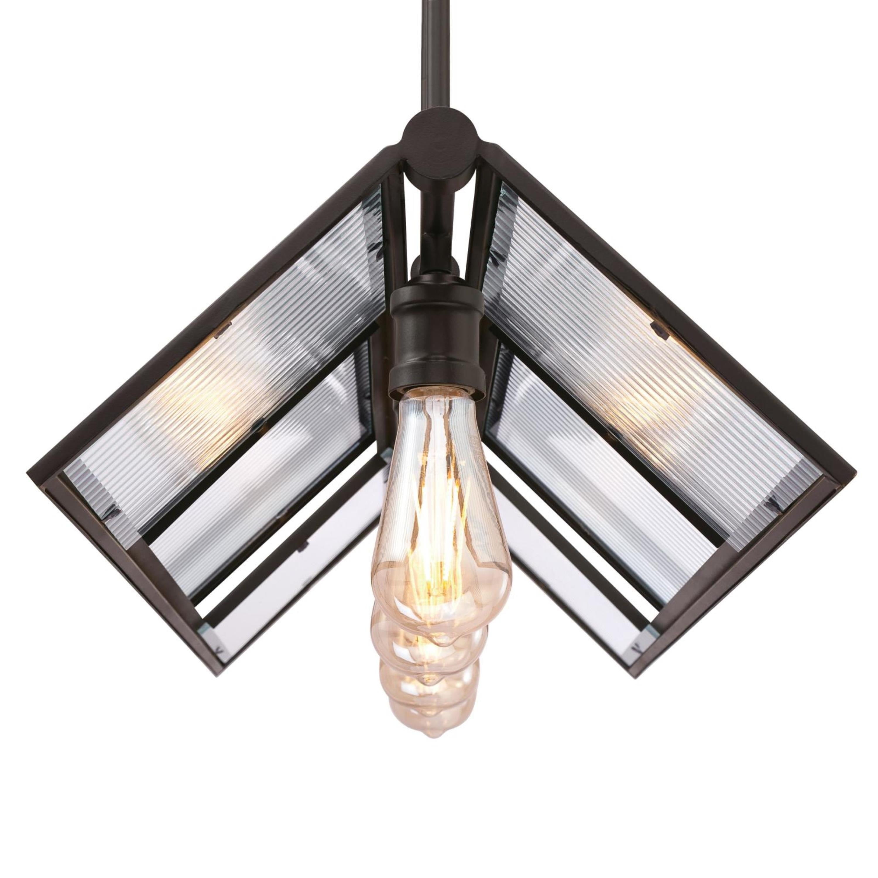 Westinghouse Walter 4-Light Indoor Chandelier — Oil Rubbed Bronze Finish, Mesh Drum Shade, 20" Diameter, 36" Chain