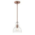 thumbnail image 1 of Westinghouse Lighting  Fiona One-Light Mini Pendant Washed Copper 1-Light (bulb included), 1 of 5