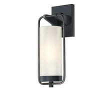 Westinghouse Lighting  Galtero One-Light Outdoor Wall Fixture, White Frosted Glass