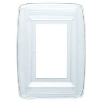 Westinghouse Clear 1 gang Plastic Wall Plate 1 pk