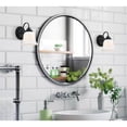 thumbnail image 1 of Westinghouse Lighting  Harwell One-Light Matte Black Indoor Wall Fixture, 1 of 5