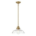 thumbnail image 1 of Westinghouse Lighting  Iron Hill One-Light Indoor Pendant - 1-Light Brushed Brass, 1 of 5