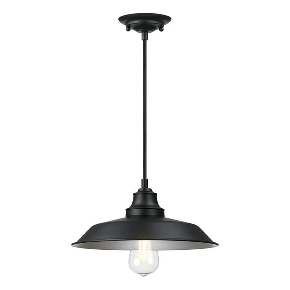 Westinghouse Iron Hill Pendant Matte Black Finish