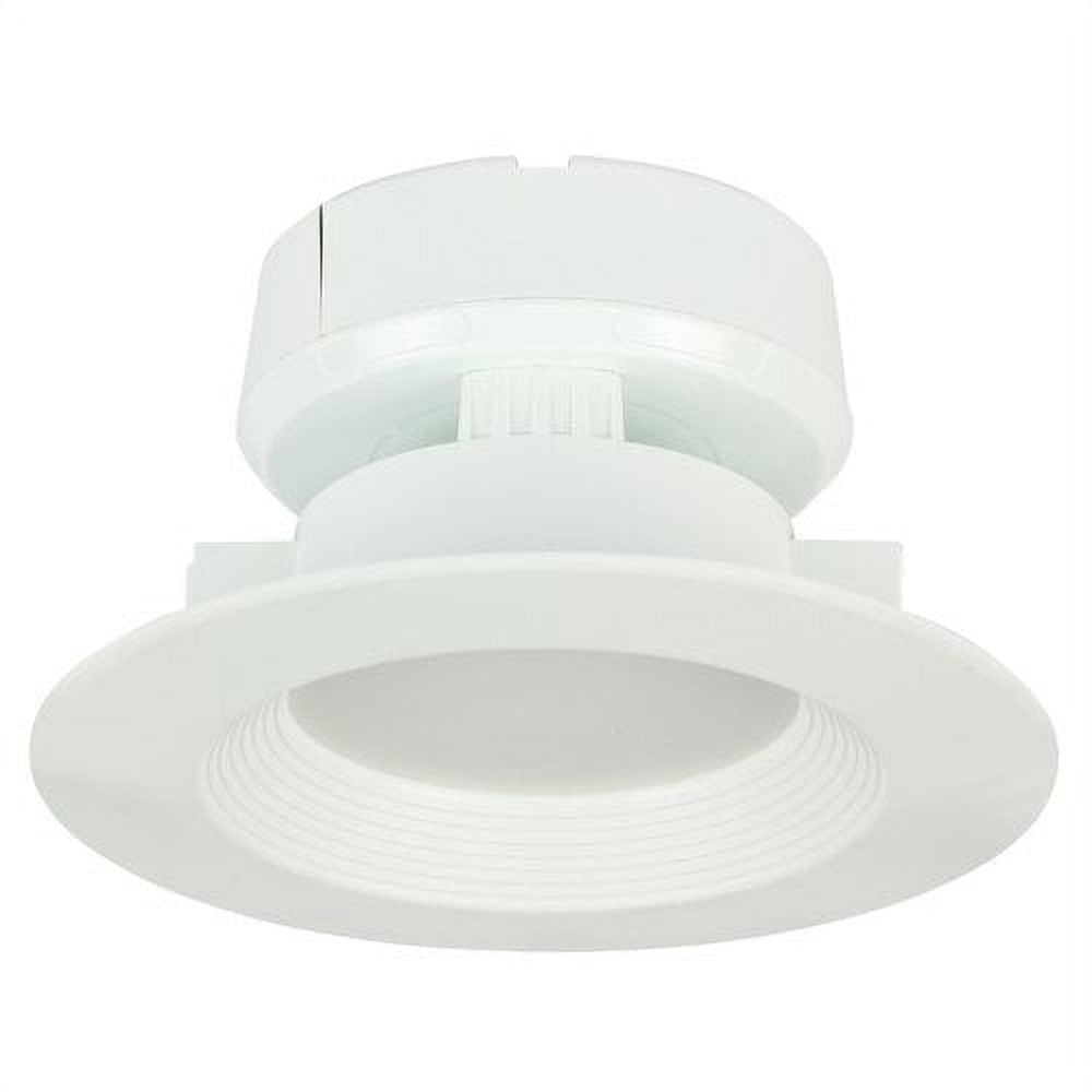 Sleek 3.15'' White Polycarbonate LED Recessed Downlight for Indoor/Outdoor