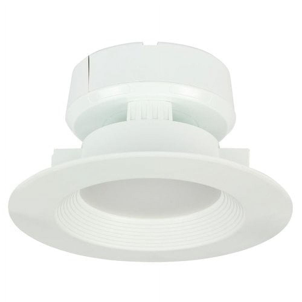 Sleek 3.15'' White Polycarbonate LED Recessed Downlight for Indoor/Outdoor