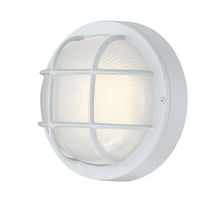 Westinghouse Lighting  One-Light Dimmable LED Outdoor Wall Fixture Textured White White
