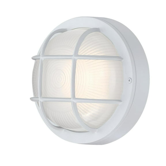 Westinghouse Lighting  One-Light Dimmable LED Outdoor Wall Fixture Textured White White