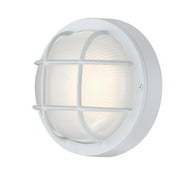 Westinghouse Lighting One-Light Dimmable LED Outdoor Wall Fixture Textured White White
