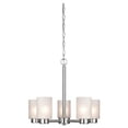thumbnail image 1 of Westinghouse Lighting  Sylvestre Indoor Chandelier Brushed Nickel 5 5-Light Brushed Nickel, 1 of 2