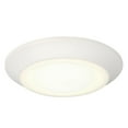 thumbnail image 1 of Westinghouse Lighting Westinghouse 7-3/8-Inch Dimmable ENERGY STAR LED Indoor/Outdoor Surface Mount Wet Location White with Frosted Shade, 1 of 5