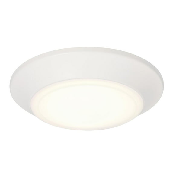 Westinghouse Lighting Westinghouse Dimmable ENERGY STAR LED Indoor/Outdoor Surface Mount Wet Location White with Frosted Shade