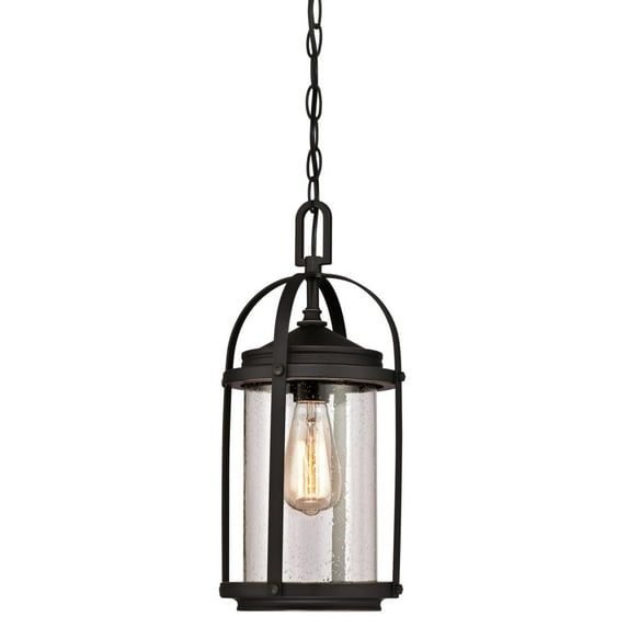 Westinghouse Lighting Westinghouse Grandview One-Light Outdoor Pendant - 1-Light Oil Rubbed Bronze with Highlights Bronze Oil Rubbed