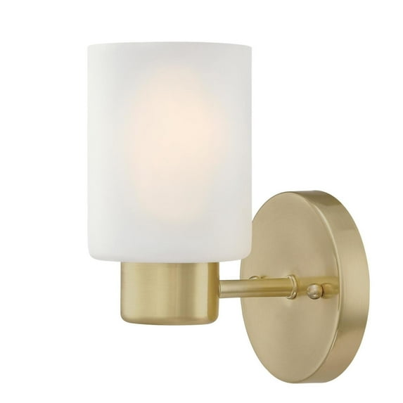 Westinghouse Lighting Westinghouse Sylvestre One-Light Indoor Wall Fixture - 1-Light Champagne Brass
