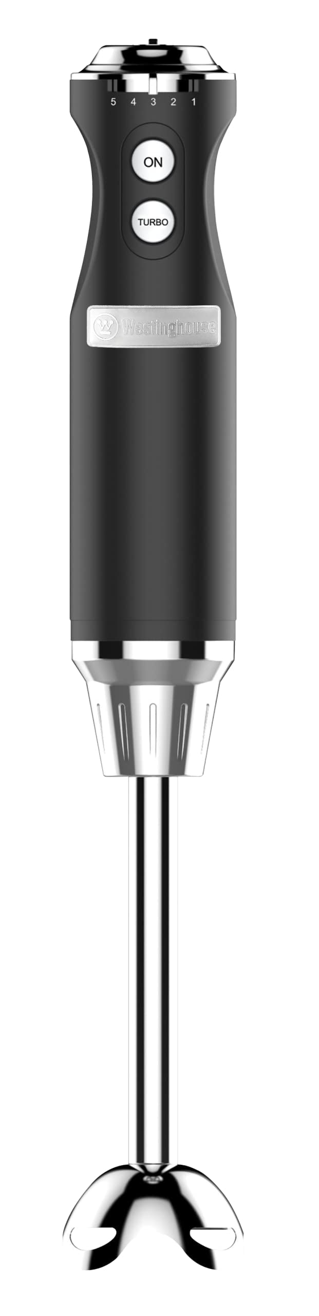 Westinghouse Multi-Speed Immersion Hand Blender (Black), 500 watt Stainless Steel Multipurpose Food Mixer for Purees, Smoothies, Sauces and Soups