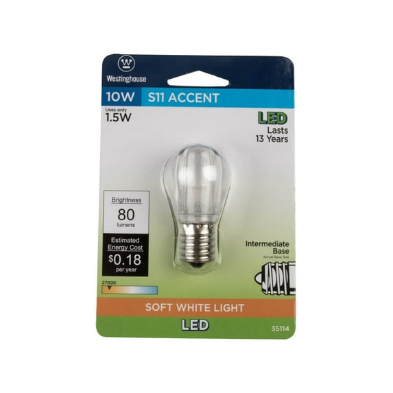 Westinghouse 35114 - 1.5S11/LED/CL/IN/27 1CD Sign Scoreboard LED Light Bulb