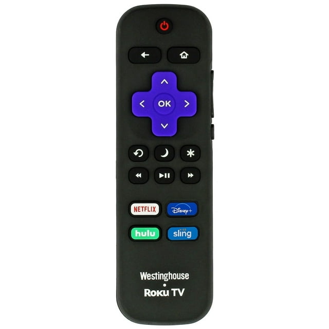 Westinghouse OEM Roku TV Remote Control Netflix/Disney Plus/Hulu/Sling ...