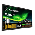 thumbnail image 1 of Westinghouse PS Series 55″ 4K UHD Partial Sun Outdoor TV, 700+ Nits High-Brightness Anti-Glare Display, Xumo Smart TV, Weather-Resistant Outdoor Television, 1 of 1